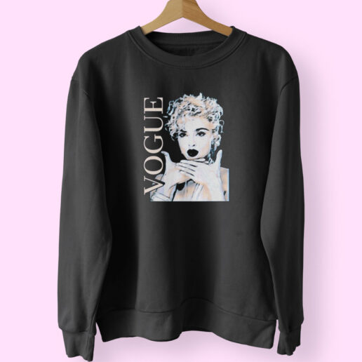 Vogue Madonna Cover Retro Sweatshirt Design