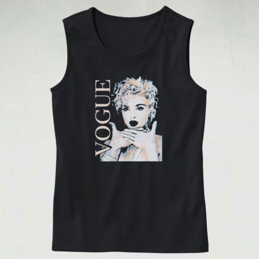 Vogue Madonna Cover Retro Tank Top Design