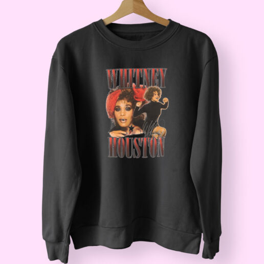 Whitney Houston 1986 Tour Vintage Sweatshirt Design