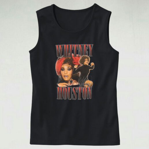 Whitney Houston 1986 Tour Vintage Tank Top Design