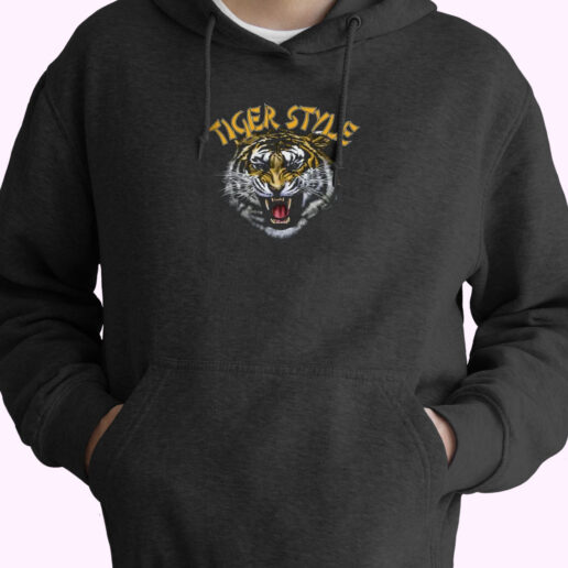 Wu Tang Mitchelland Ness Tiger Style Pullover Hoodie Design