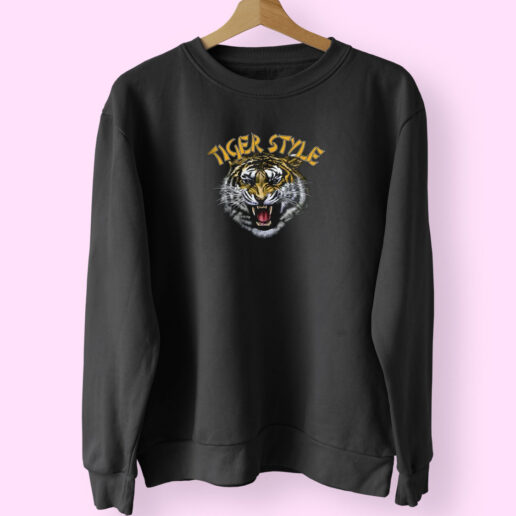 Wu Tang Mitchelland Ness Tiger Style Pullover Sweatshirt Design