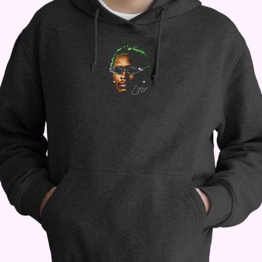 Young Thug Merch Kanye Thugger Slime Hoodie Design