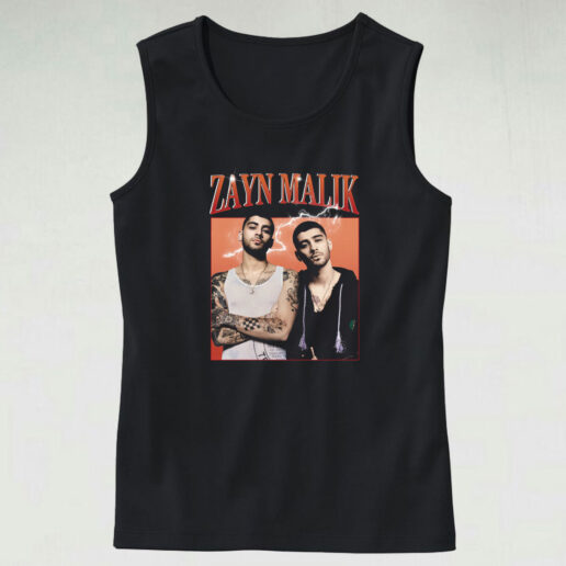 Zayn Malik Homage Pop Music One Direction Band Graphic Tank Top Design