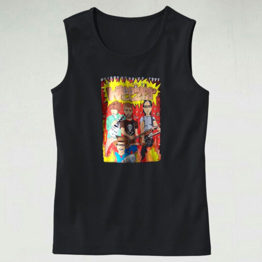 00s Weezer Tour Concert Graphic Tank Top