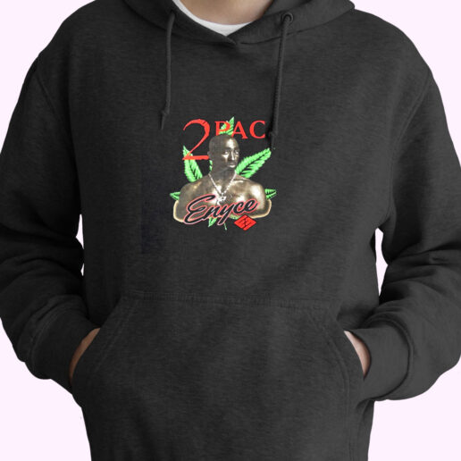 2000s Tupac 2pac Weed Vintage Essential Hoodie