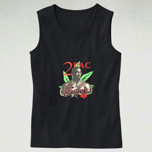 2000s Tupac 2pac Weed Vintage Graphic Tank Top