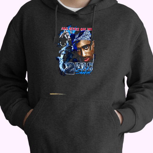 2pac All Eyez On Me Essential Hoodie