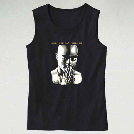 2pac Only God Can Judge Me Graphic Tank Top