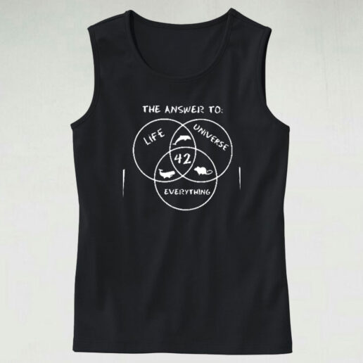 42 The Answer To Life Universe Everything Graphic Tank Top