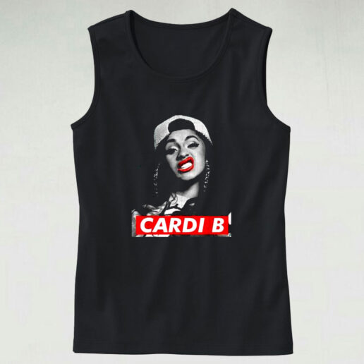 7 Year Old Cardi B Graphic Tank Top