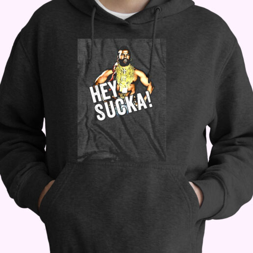 A Team Mr T Hey Sucka Essential Hoodie