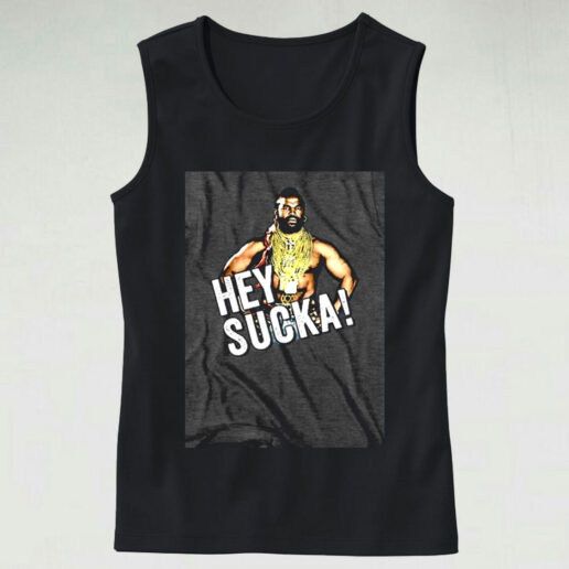 A Team Mr T Hey Sucka Graphic Tank Top