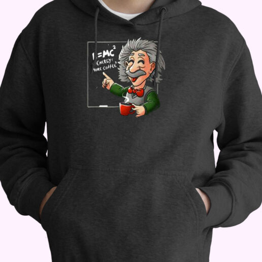 Albert Einstein Physicist Coffee Equation Essential Hoodie