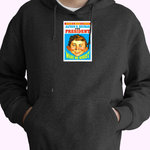 Alfred E Neuman For President Essential Hoodie