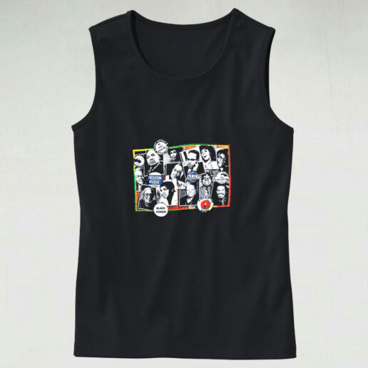 Ali King Jr Malcom X Black History Graphic Tank Top