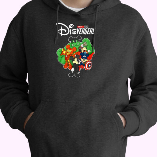 America Mickey Disvenger Superheroes Avengers Disney Essential Hoodie