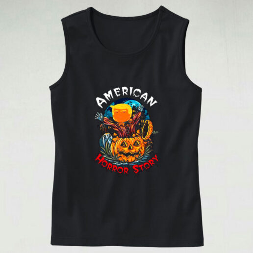 American Horror Story Donald Trump Halloween Graphic Tank Top