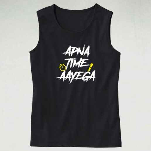 Apna Time Aayega Bollywood Graphic Tank Top