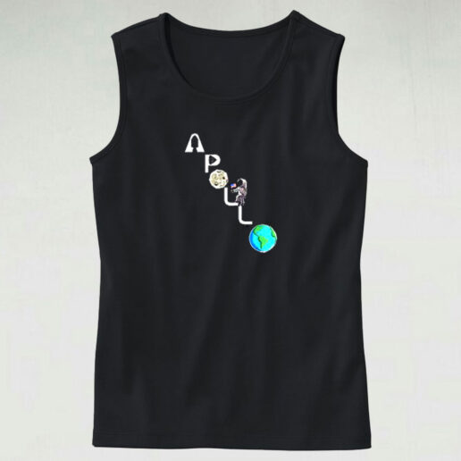 Apollo 11 Climbing Astronaut 50th Graphic Tank Top