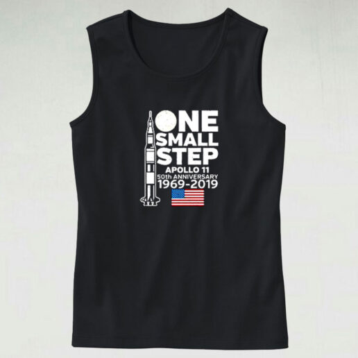 Apollo 11 One Small Step Moon Landing Graphic Tank Top
