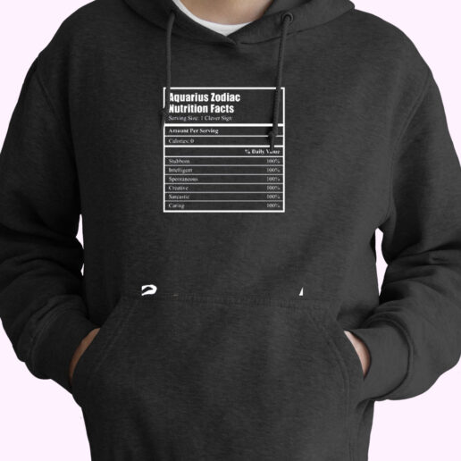 Aquarius Traits Horoscope Zodiac Sign Essential Hoodie