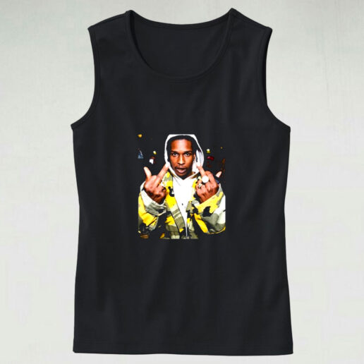 Asap Rocky Middle Finger Poster Graphic Tank Top