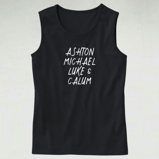 Ashton Michael Luke Calum 5sos Graphic Tank Top