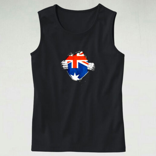 Australian Flag Graphic Tank Top