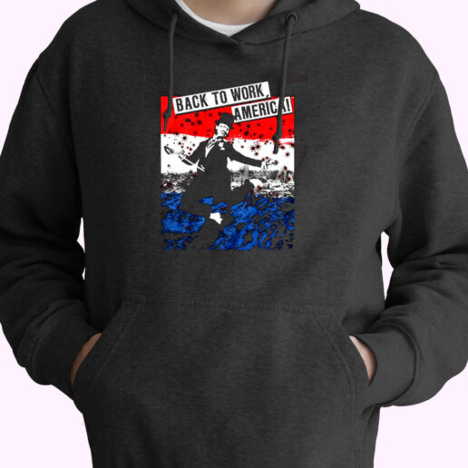 Back To Work America Essential Hoodie