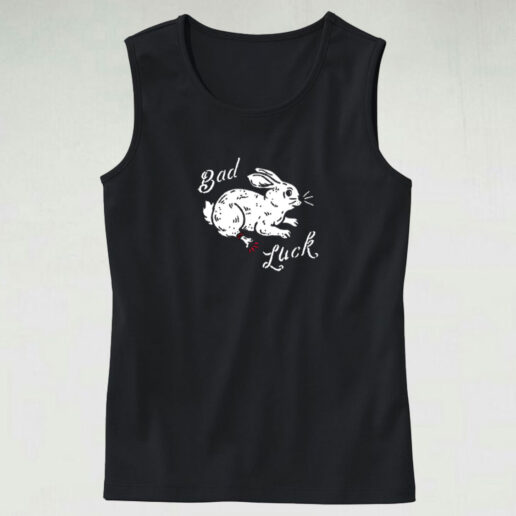 Bad Luck Rabbit Foot T Shirt Graphic Tank Top