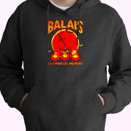 Balais Sont Pour Les Amateurs Lady Pumpkin Halloween Essential Hoodie