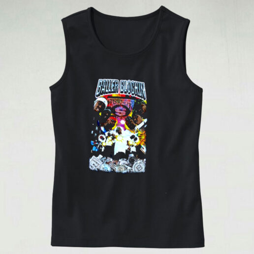 Baller Blockin Graphic Tank Top