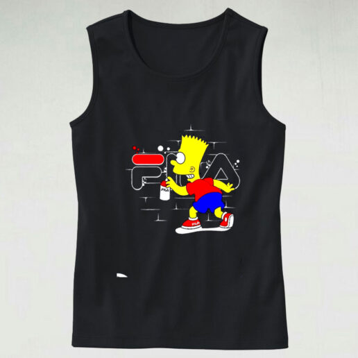 Bart Simpson Fila Graphic Tank Top