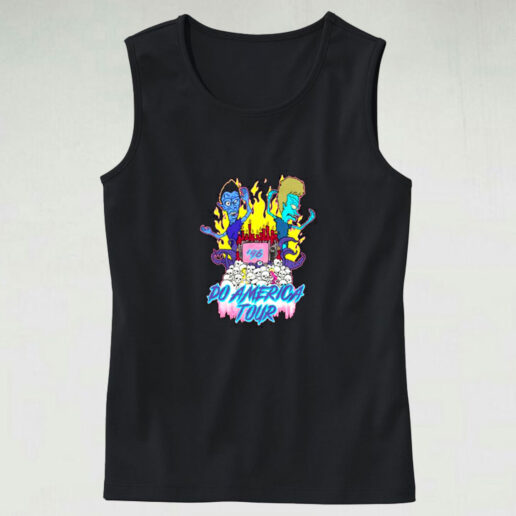 Beavis And Butthead Do America Tour Graphic Tank Top