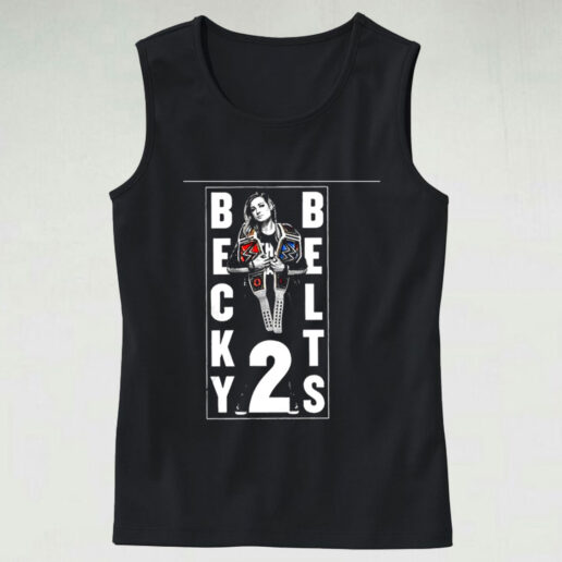 Becky 2 Belts Graphic Tank Top