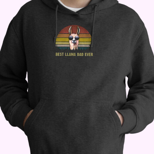 Best Llama Dad Ever Essential Hoodie