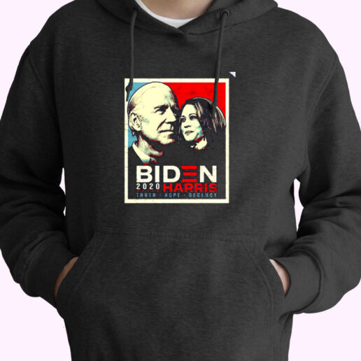 Biden Harris 2020 Truth Hope Decency Essential Hoodie