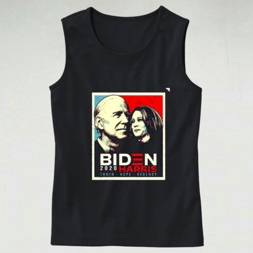 Biden Harris 2020 Truth Hope Decency Graphic Tank Top