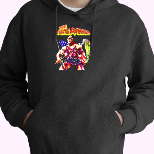 Big And Tall Toxic Avenger Classic Horror Movie Essential Hoodie