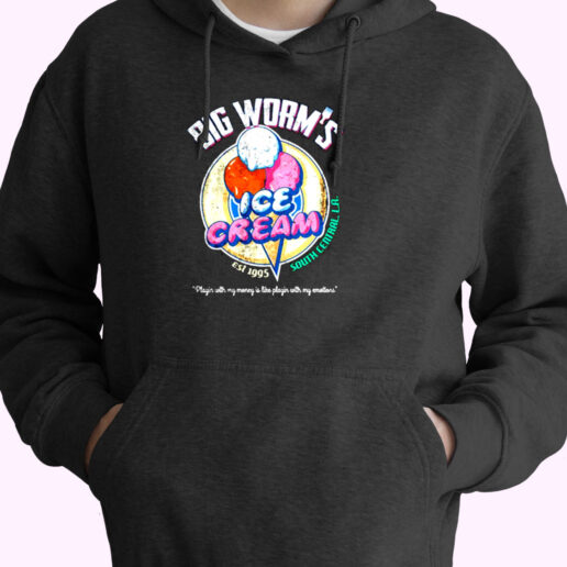 Big Worm's Ice Cream Est 1995 Essential Hoodie