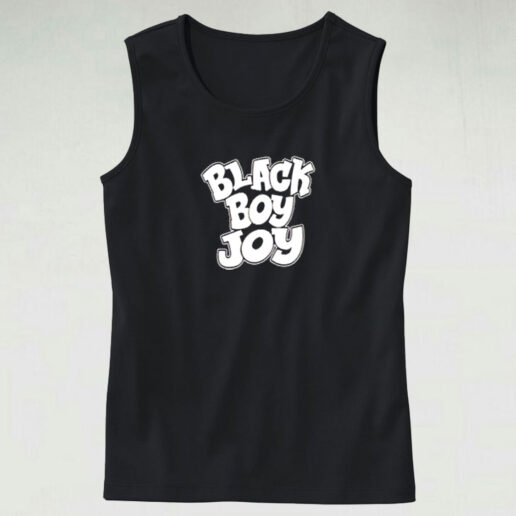 Black Boy Joy Graphic Tank Top