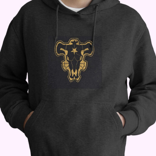 Black Bulls Squad Emblem Essential Hoodie