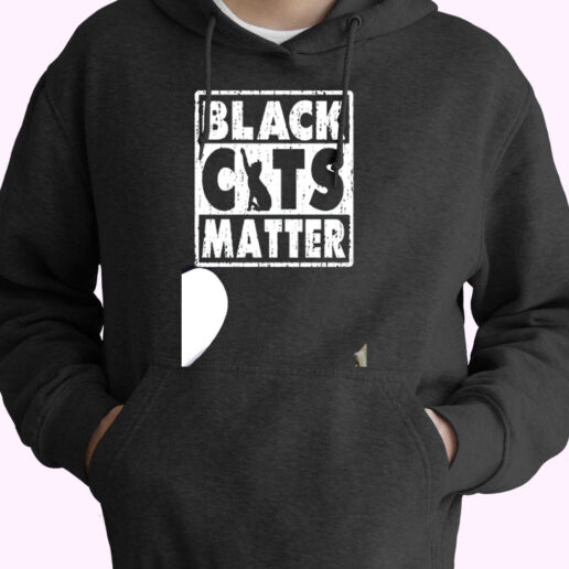 Black Cats Matter Essential Hoodie