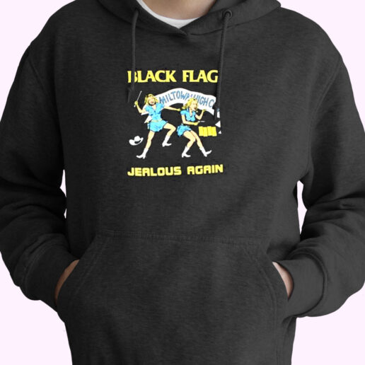 Black Flag Jealous Again Essential Hoodie