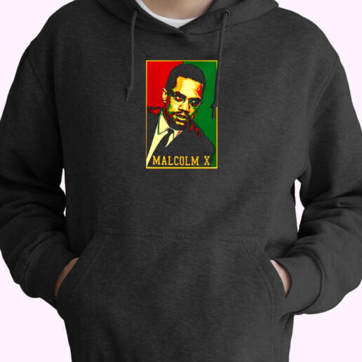 Black History Month African Civil Rights Activist Malcom X Essential Hoodie