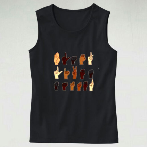 Black Lives Matter Sign Graphic Tank Top