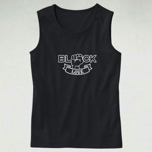 Black Love Graphic Tank Top