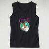 Black Mermaid Graphic Tank Top