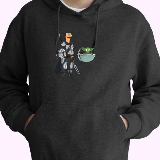 Bob Belcher Mandalorian Baby Yoda Essential Hoodie